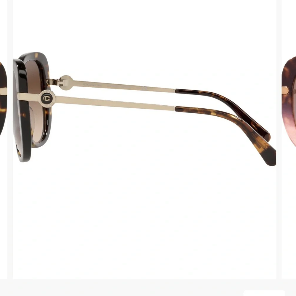 Coach Tortoise Shell Sunglasses - Picture 3 of 14